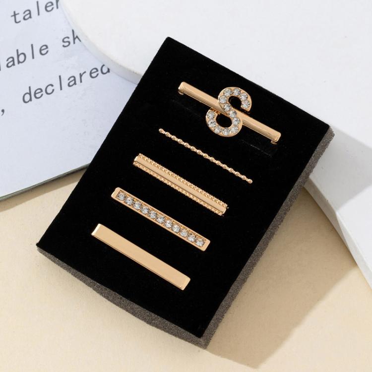 5pcs /Set Strap Decorative Rings Strap Letter Charms Accessories, Style: S