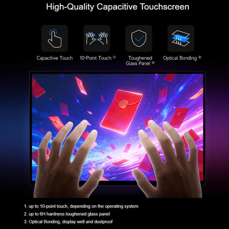 WAVESHARE 16 Inch 2K RHD Portable Touchscreen IPS Panel With Magnetic Protective Case - 2560x1600
