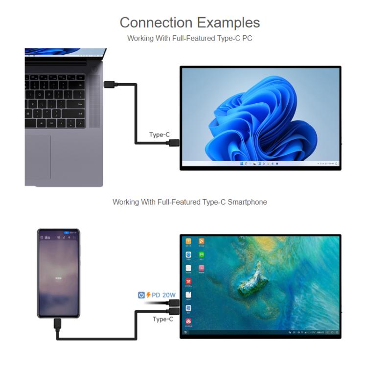 WAVESHARE 16 Inch 2K RHD Portable Touchscreen IPS Panel With Magnetic Protective Case - 2560x1600