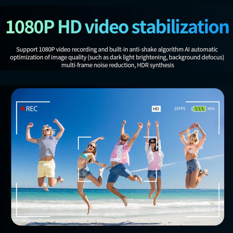 CY01 Smart Glasses Support 8MP Video Recording, AI Simultaneous Translation & Human Recognition, Spec: 16GB