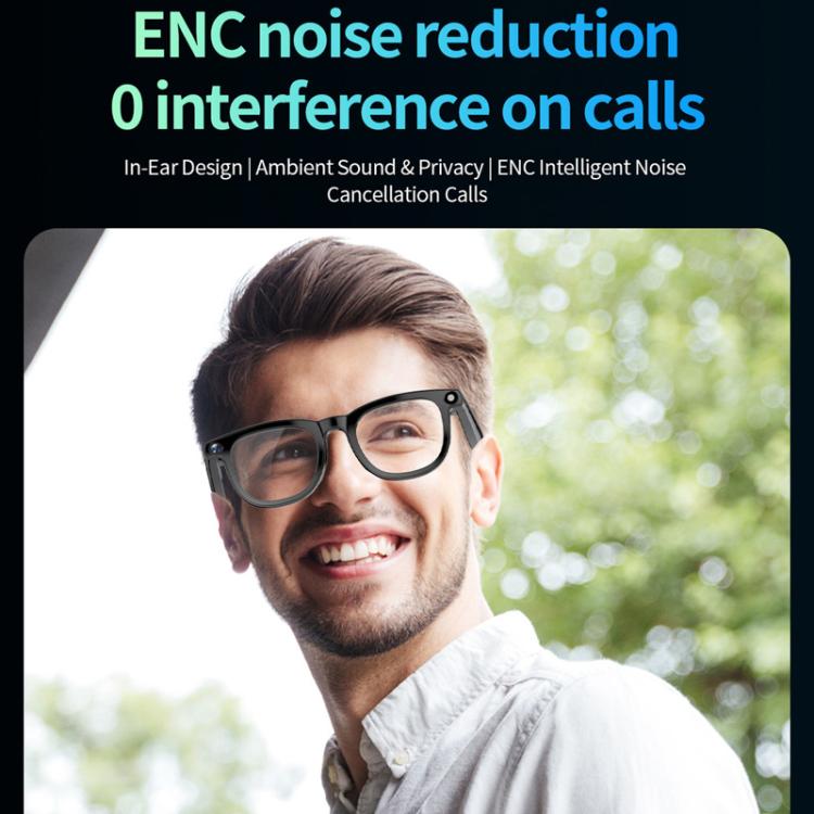 CY01 Smart Glasses Support 8MP Video Recording, AI Simultaneous Translation & Human Recognition, Spec: 16GB