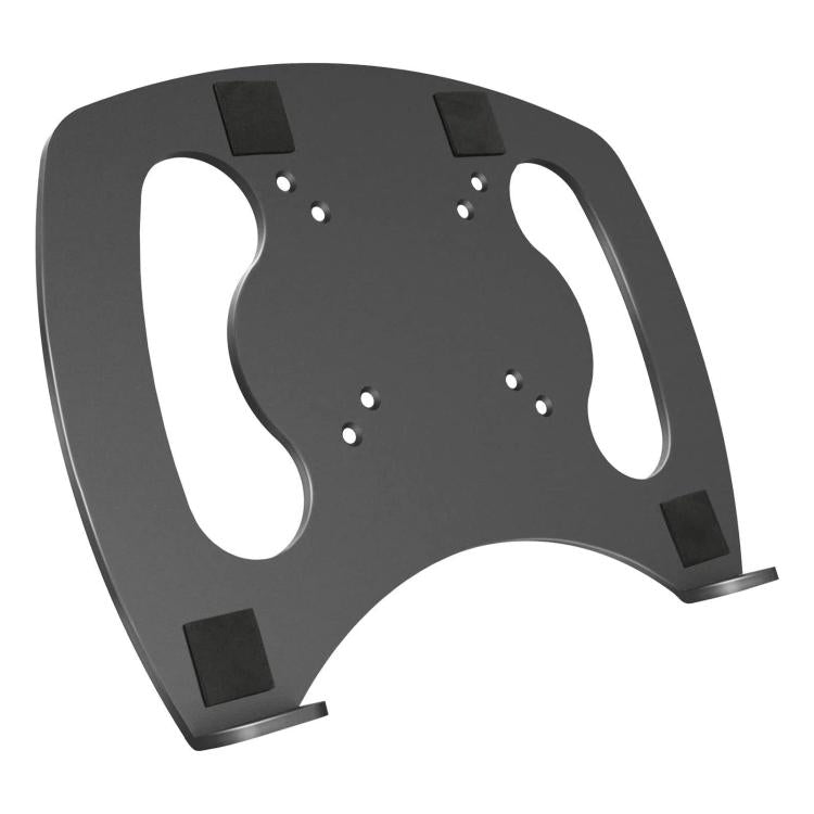 Laptop VESA Mount Tray Metal Adapter For 100x100mm Monitor Arm Universal Ventilated Holder For Notebook - Black