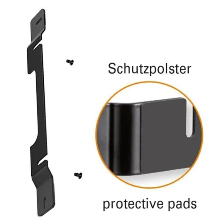 For Sonos Ray Soundbar Wall Mount Invisible Steel Bracket for Floating Effect, Fully Concealed Design - Black