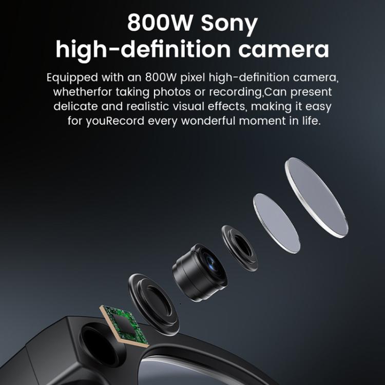 E02C Smart Glasses Support 8MP Video Recording Electrochromic Lenses & AI Translation