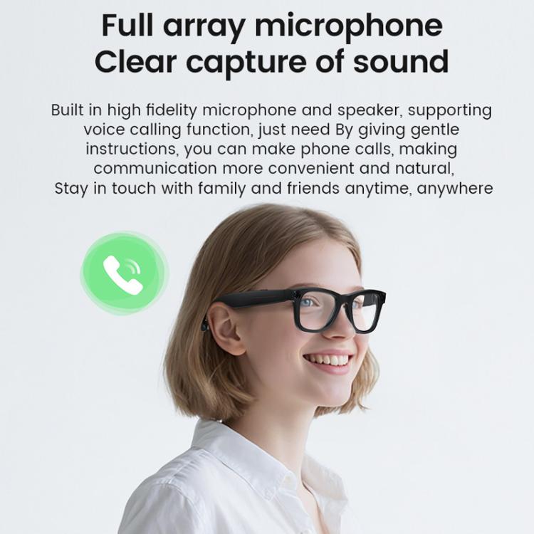 E02C Smart Glasses Support 8MP Video Recording Electrochromic Lenses & AI Translation