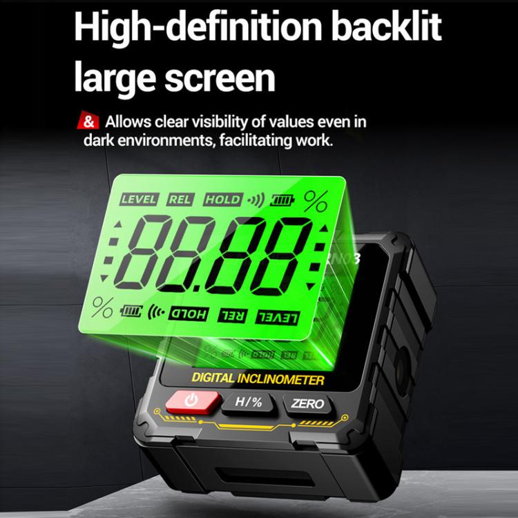 ANENG Digital Display Magnetic Inclinometer Laser Level - RN03