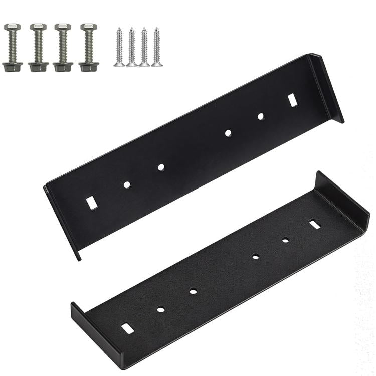 Heavy Iron Mailbox Mounting Bracket Supports Large Mailboxes Up To 8-Inch Wide 200x50x17mm