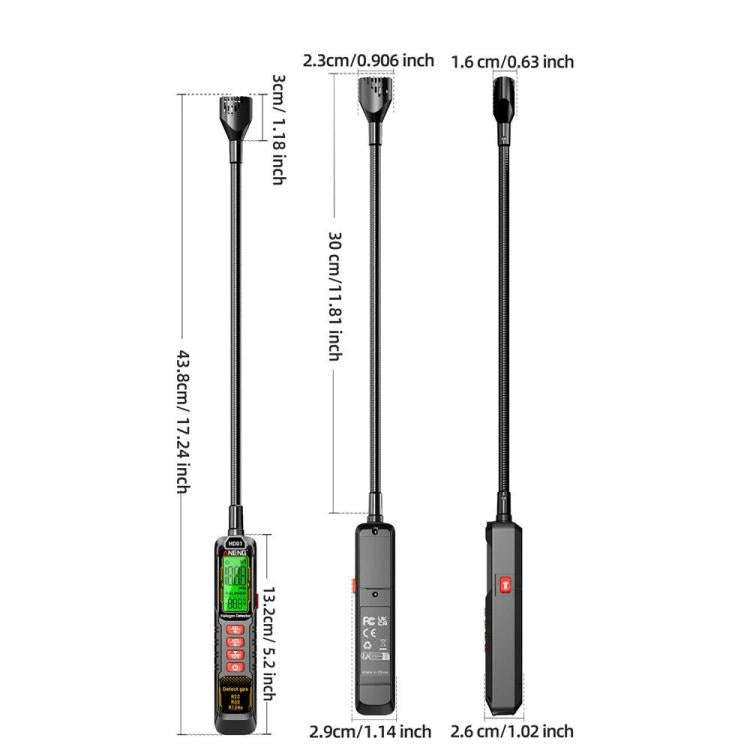 ANENG Air Conditioner Refrigerant Car Halogen Leak Detector, Specification: Battery