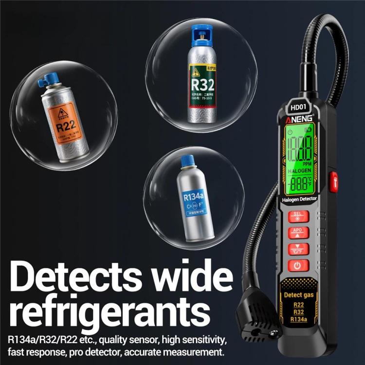 ANENG Air Conditioner Refrigerant Car Halogen Leak Detector, Specification: Battery