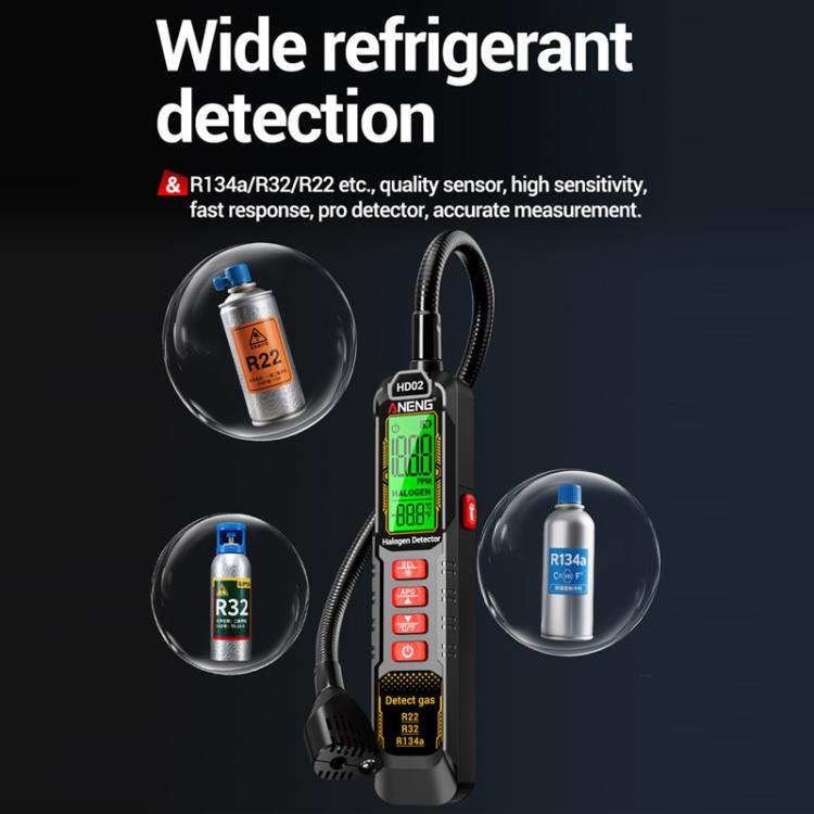 ANENG Air Conditioner Refrigerant Car Halogen Leak Detector, Specification: Rechargeable