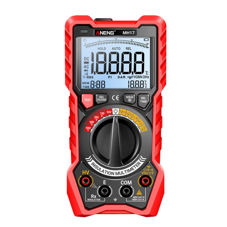 ANENG 1000V Insulation Resistance Tester Digital Megohmmeter - MH17