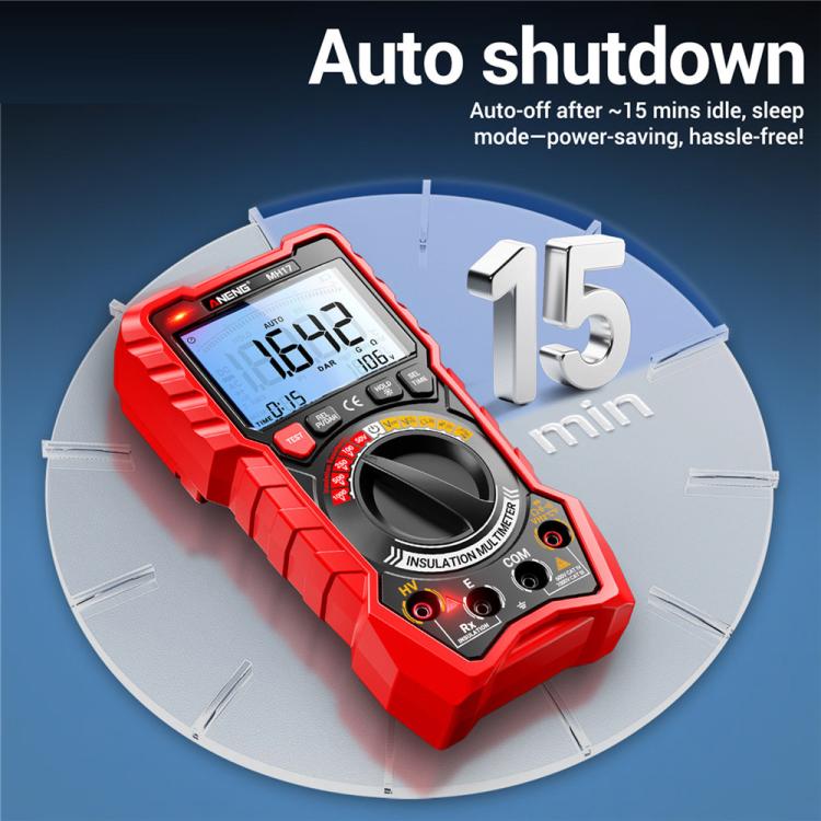 ANENG 1000V Insulation Resistance Tester Digital Megohmmeter - MH17