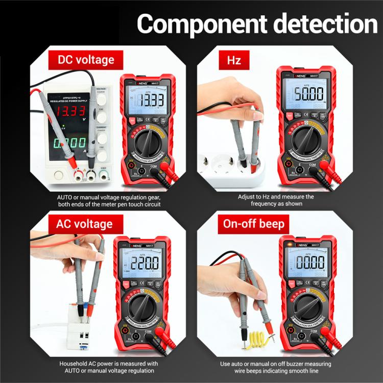 ANENG 1000V Insulation Resistance Tester Digital Megohmmeter - MH17