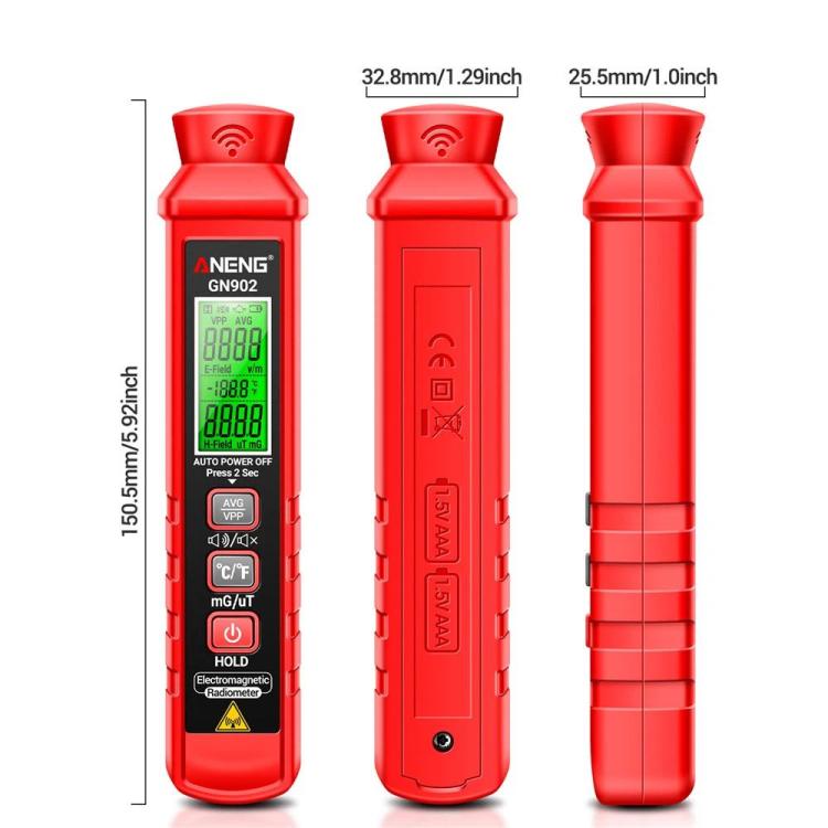 ANENG Electric Field Emission Electromagnetic Radiation Alarm Detector - GN902