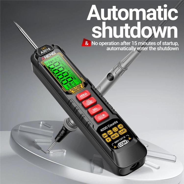 ANENG Digital Intelligent Car Repair Pen Multimeter, Model: A3016 Lithium Battery