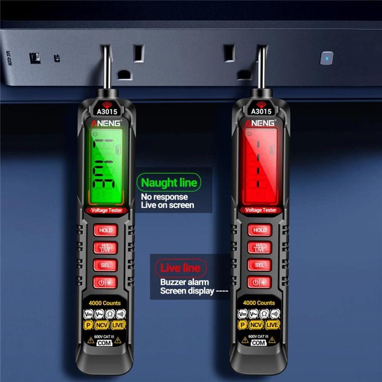 ANENG Digital Intelligent Car Repair Pen Multimeter, Model: A3015 Battery