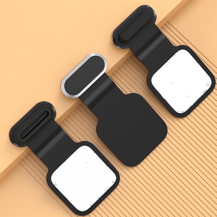 3pcs /Pack USB-C/Type-C Mobile Phone Charging Port Metal Anti-Dust Plug Back-Adhesive Loss-Proof Cover