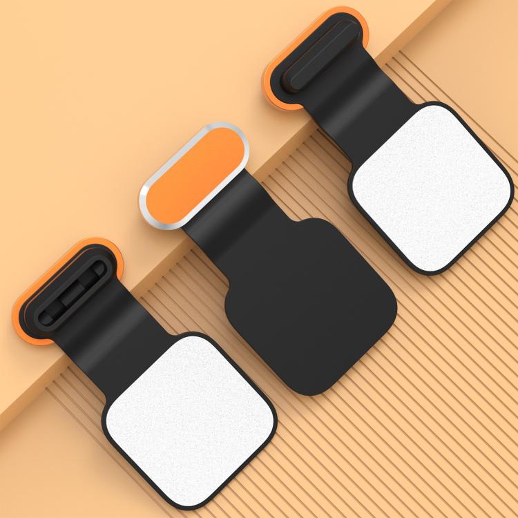 3pcs /Pack USB-C/Type-C Mobile Phone Charging Port Metal Anti-Dust Plug Back-Adhesive Loss-Proof Cover