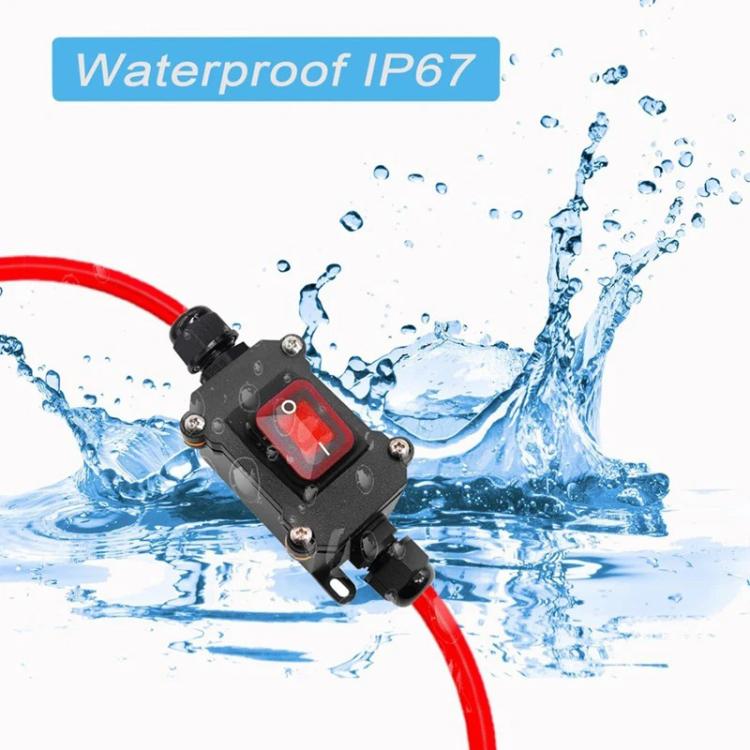 Car Rocker Power Switch IP67 Waterproof Junction Box