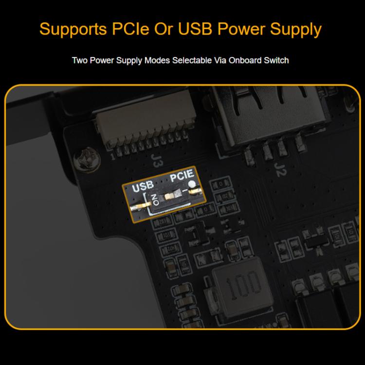 WAVESHARE Luckfox PicoKVM Expansion Board PCIe USB Interface Universal - 33756