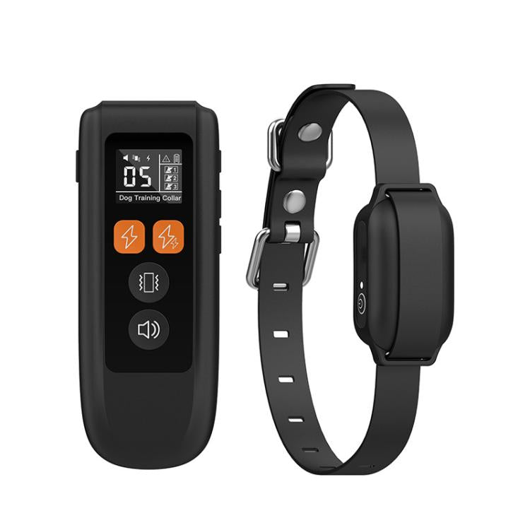 T740 Rechargeable Remote Dog Training Collar IP67 Waterproof  Pet Trainer - Black