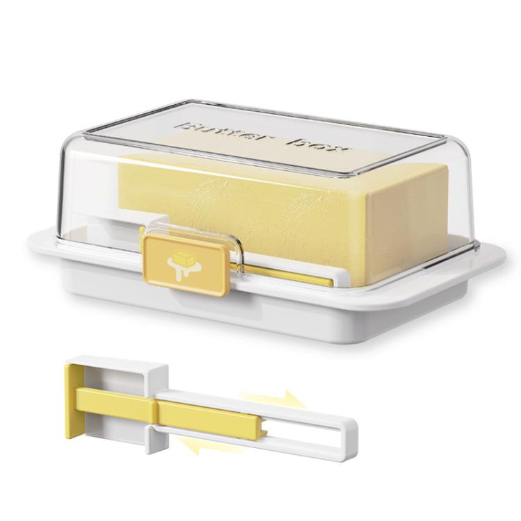 LsCook Easy Butter Cutter & Keeper with Lid Includes Convenient Measuring Spoon for Perfect Slices & Portions