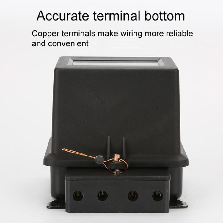 Hutai Home Use Single-Phase Mechanical Electricity Meter High Precision Energy Meter, Spec: 5-20A