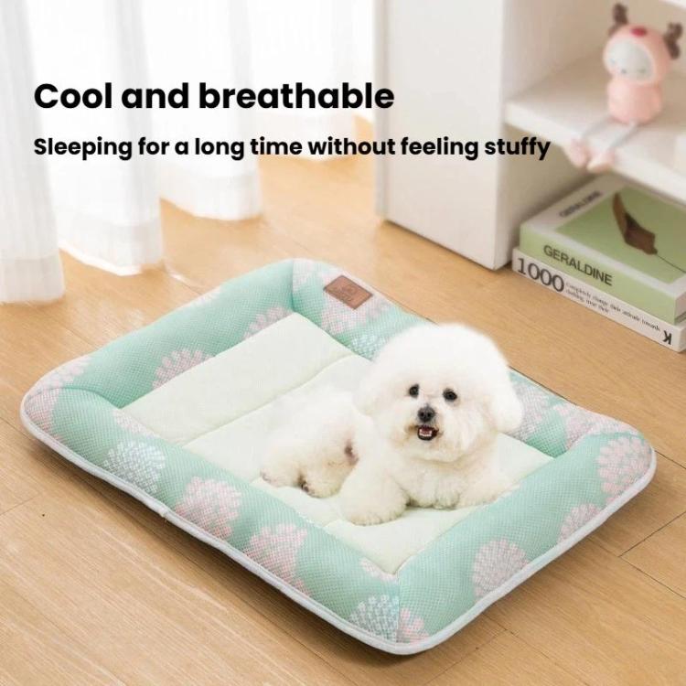 Yixing Pet Summer Cooling Mat Breathable Universal Dog Bed Pad, Size: M