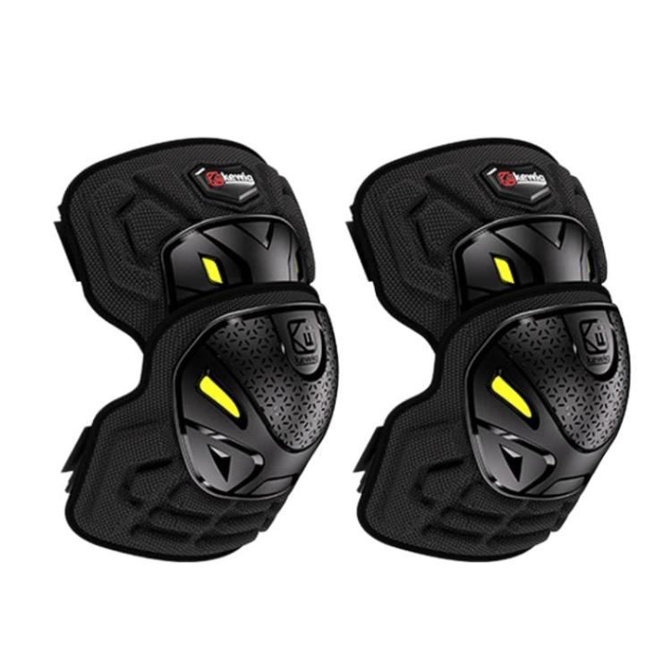 Kewig 2pcs Quick-Release Shockproof Motorcycle Riding Protective Covers Anti-Fall Knee & Elbow Pads, Spec: Elbow Guard M