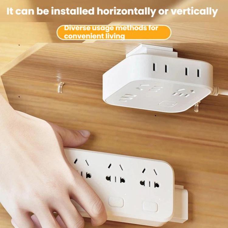 2pcs Charger Holder Phone Charging Cable Clip Plug Hook Organizer - White