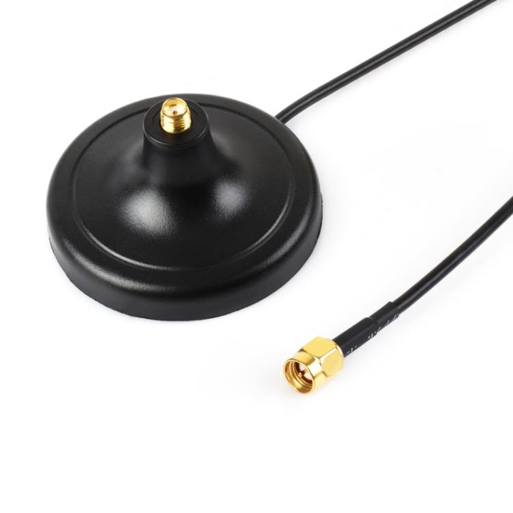 WAVESHARE SMA Antenna Suction Cup Magnetic Base 3-meter Coaxial Cable - 33812