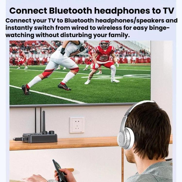 GT87 2 In 1 Bluetooth 5.4 Receiver & Transmitter RCA / AUX Wireless Audio Adapter