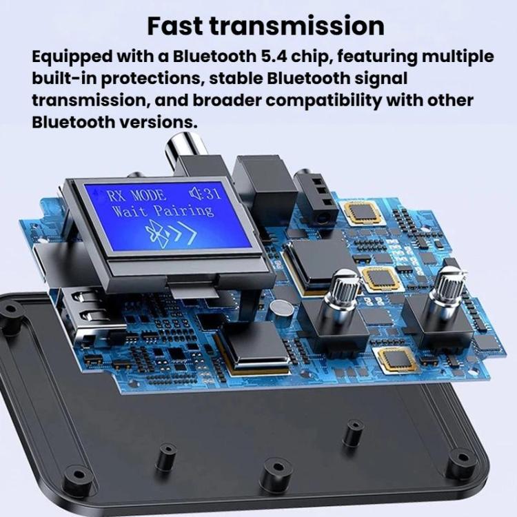 GT87 2 In 1 Bluetooth 5.4 Receiver & Transmitter RCA / AUX Wireless Audio Adapter