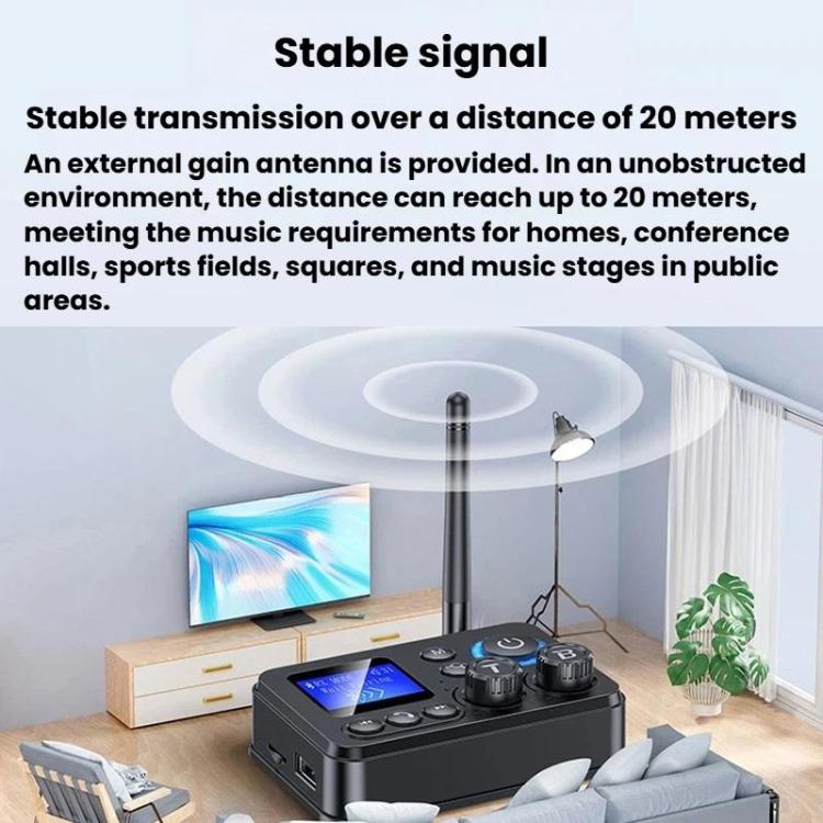 GT87 2 In 1 Bluetooth 5.4 Receiver & Transmitter RCA / AUX Wireless Audio Adapter