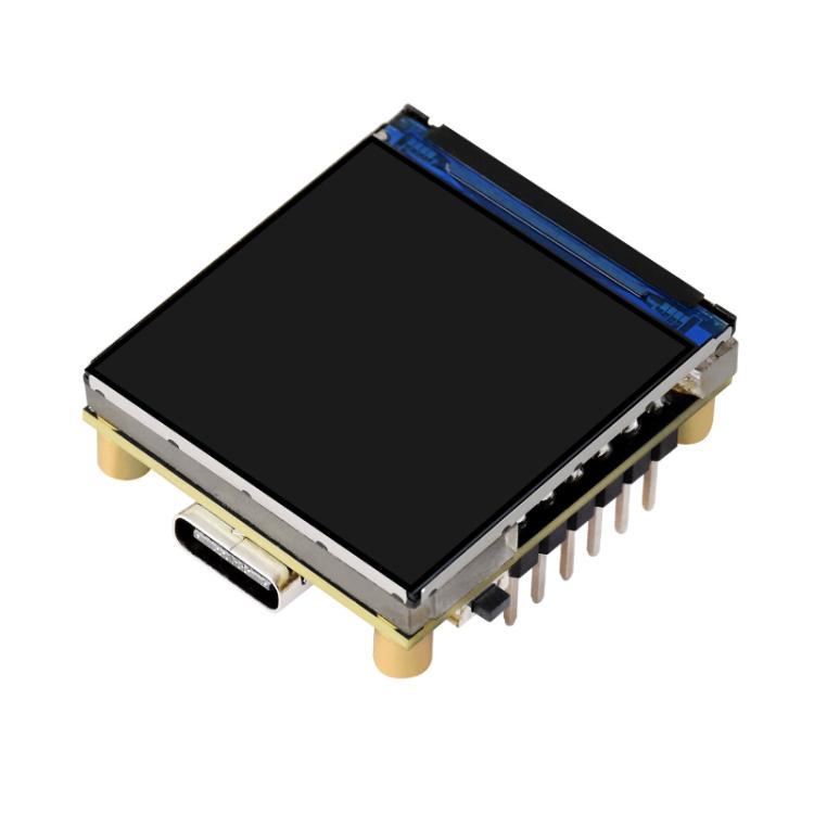 WAVESHARE ESP32-C6 1.3-Inch LCD Display Development Board, Version: With Soldered Pin Header