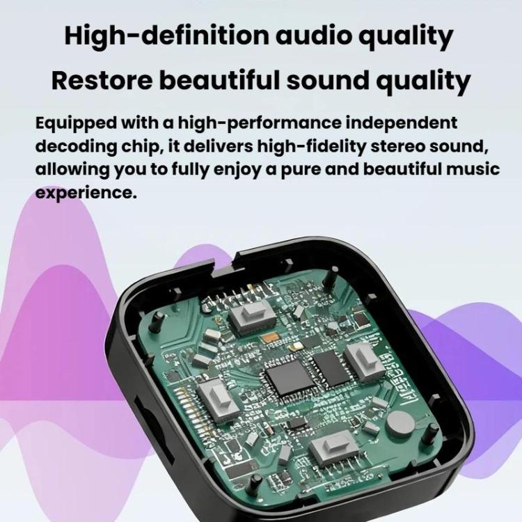 W21 AUX Hands-Free Calling Bluetooth 5.3 Receiver Car Wireless Audio Adapter