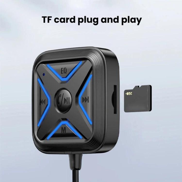 W21 AUX Hands-Free Calling Bluetooth 5.3 Receiver Car Wireless Audio Adapter