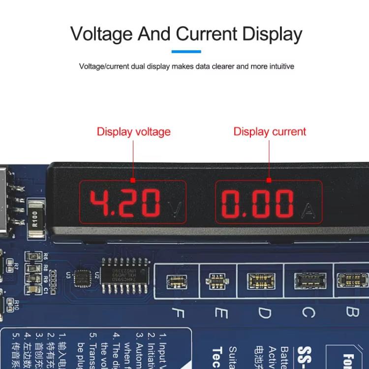 SUNSHINE SS-904B For Transsion Series Battery Charging Digital Display Activation Board Mobile Phone Repair Tool