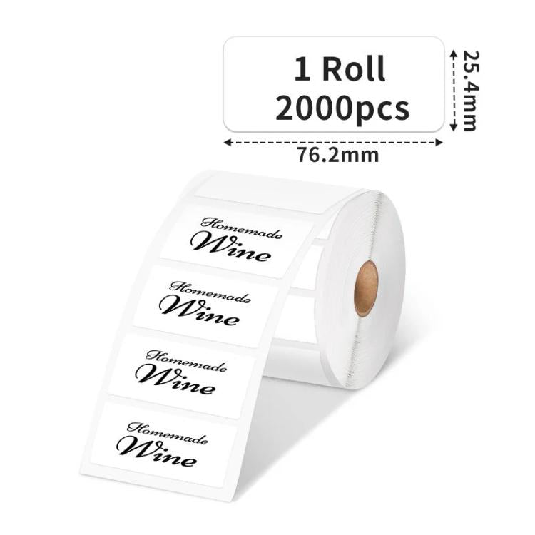 Phomemo 3 x1 Inch 2000pcs Thermal Labels for PM241-BT/PM246S/D520-BT Printer