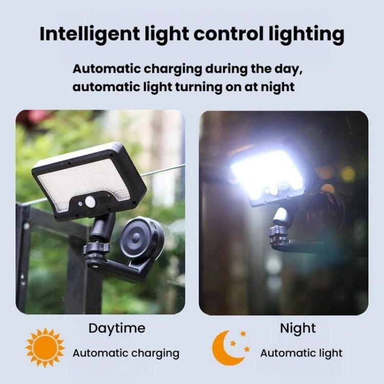 Solar Outdoor Courtyard String Lights With Motion Sensor Home Use Smart Magnetic Wall Lamp, Spec: Warm Light