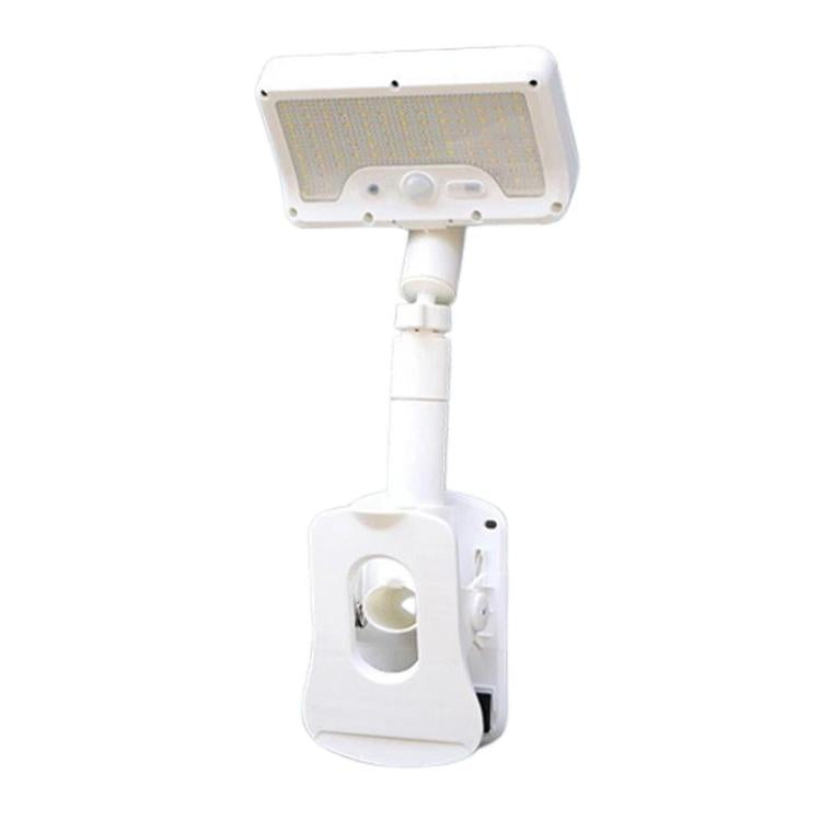 Solar Intelligent Motion Sensor Clip-On Light Outdoor Courtyard & Lawn Lamp, Spec: Three-Color Light White