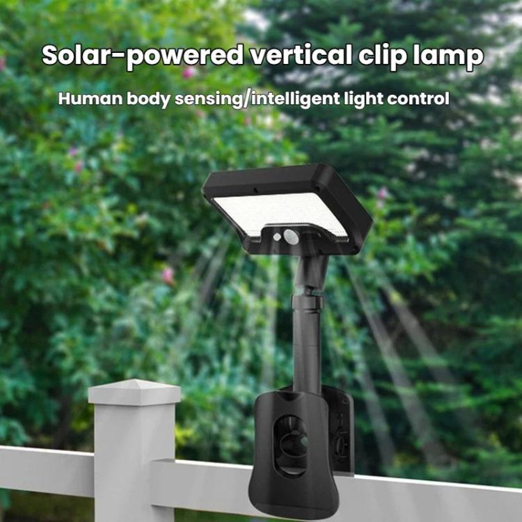 Solar Intelligent Motion Sensor Clip-On Light Outdoor Courtyard & Lawn Lamp, Spec: Warm Light