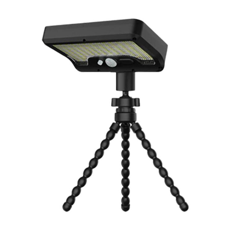 Octopus Style Solar Motion Sensor Waterproof Light Outdoor Smart Courtyard Light, Spec: White Light Black