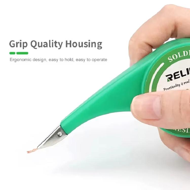 RELIFE 3mm x 2m Powerful Solder Removal Tape Low Residue No-Clean Solder Removal Tape for Repair and Soldering