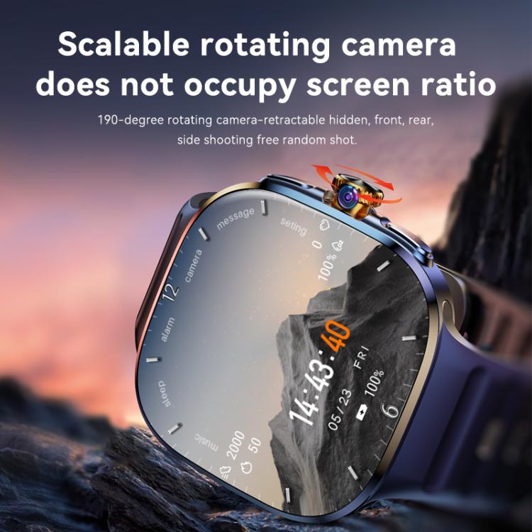 4G SIM Card Global Dual-system Smart Touchscreen Bluetooth Watch