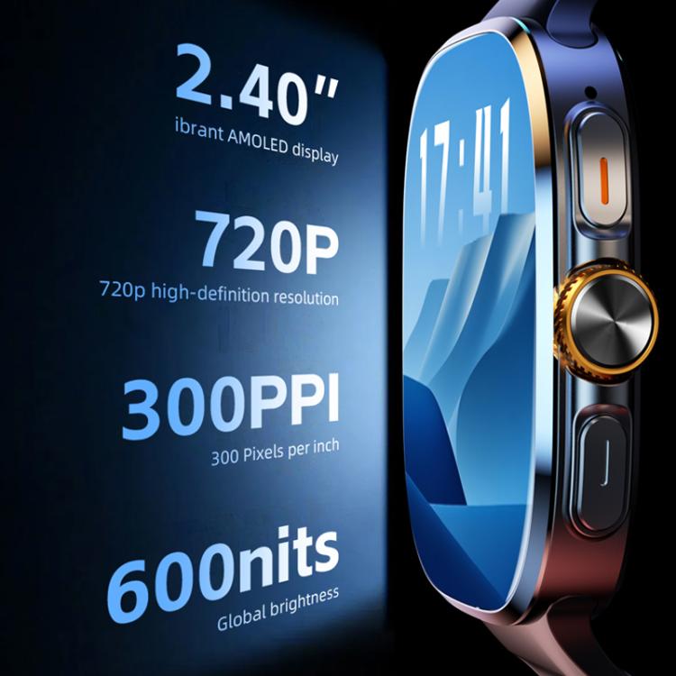 4G SIM Card Global Dual-system Smart Touchscreen Bluetooth Watch