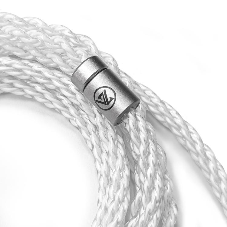 3.5mm+4.4mm+Type-C Upgraded Dual-Pin Headphone Cable With Single-Crystal Copper, Length: 1.2m
