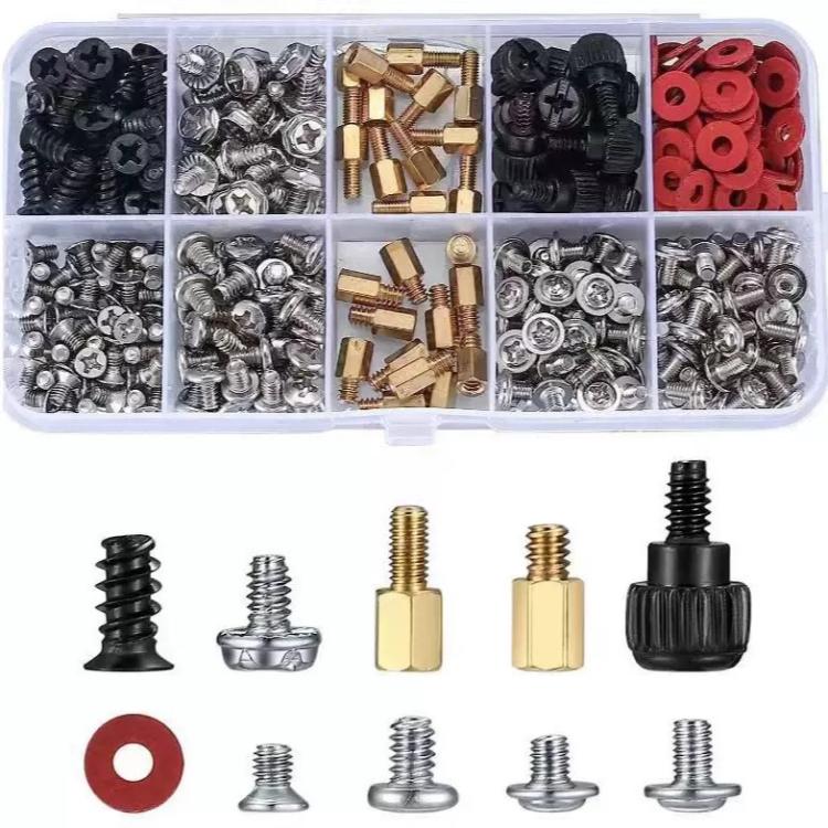228pcs Computer Case Screw Set PC Mounting Screws Kit For Hard Drive, Motherboard