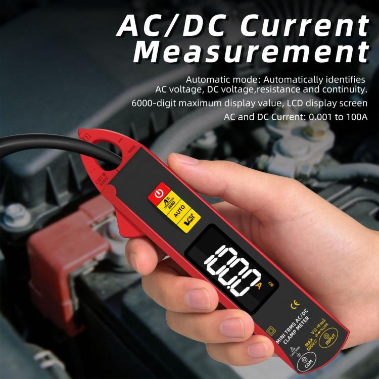 BSIDE UX1 High Precision Smart Clamp Meter AC/DC 100A 6000-Count Multimeter