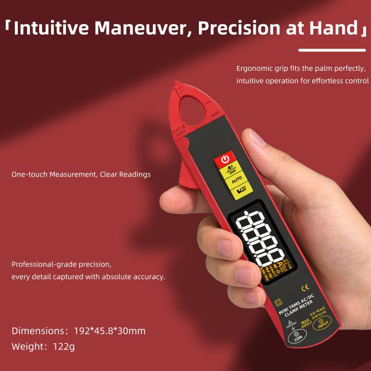 BSIDE UX1 High Precision Smart Clamp Meter AC/DC 100A 6000-Count Multimeter